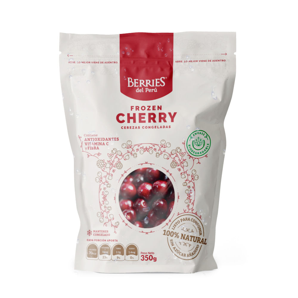 Cerezas Congeladas Berries Del Perú Bolsa 350 g