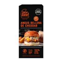 Hamburguesa Angus Rellena de Cheddar Bon Beef 4un