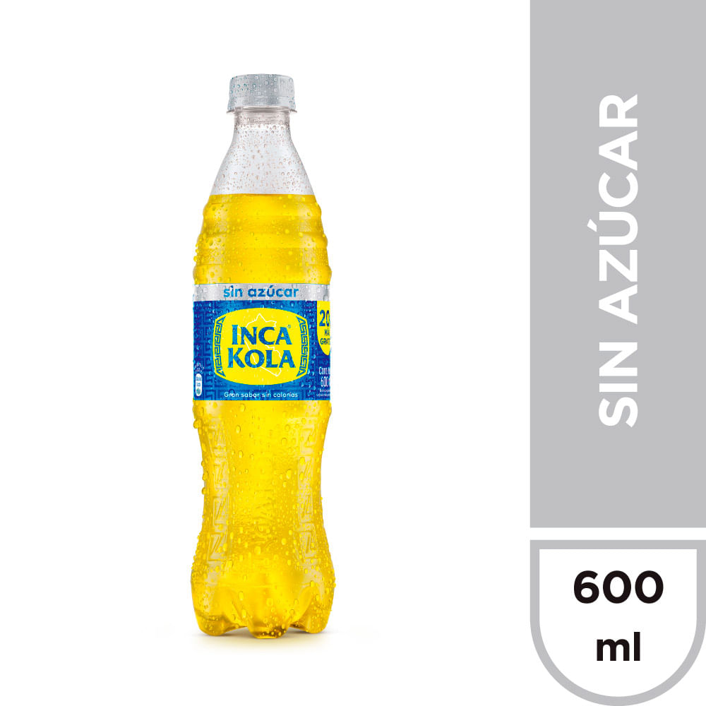 Gaseosa Inca Kola Zero Botella PET 600ml