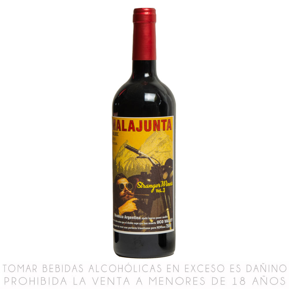 Vino Tinto Malbec Malajunta Botella 750ml