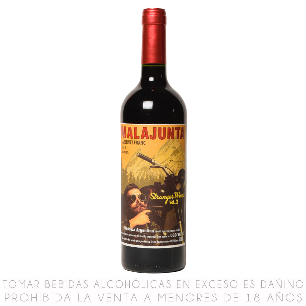 Vino Tinto Cabernet Franc Malajunta Botella 750ml
