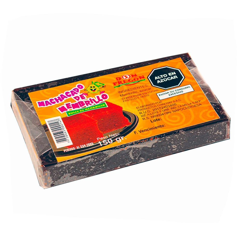 Machacado de Membrillo Don Pregón Paquete 150 g