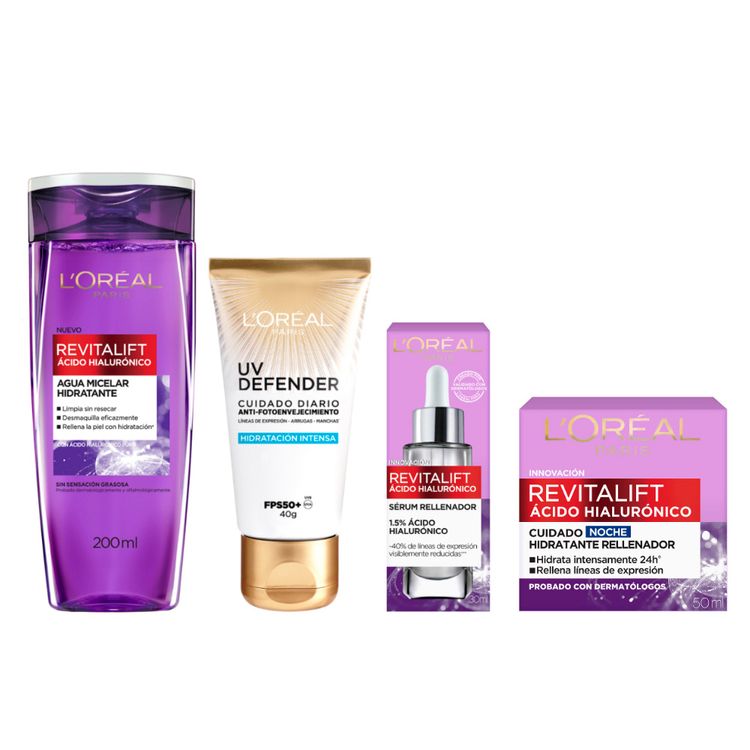 Pack-Revitalift-L-Oreal-Paris-Skin-Care-Agua-Micelar-Hidratante-Frasco-200-ml-Crema-Facial-Cuidado-Diario-UV-Defender-FPS-50-Tubo-40-g-S-rum-Relle-1-215848363