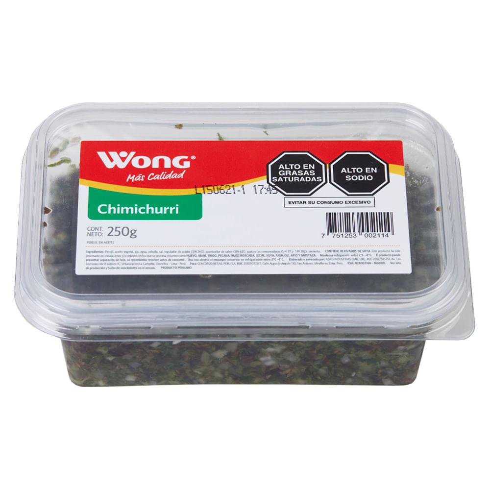 Chimichurri Wong Pote 250 g