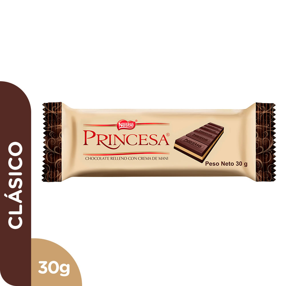 Chocolate con Crema de Maní Princesa 28g