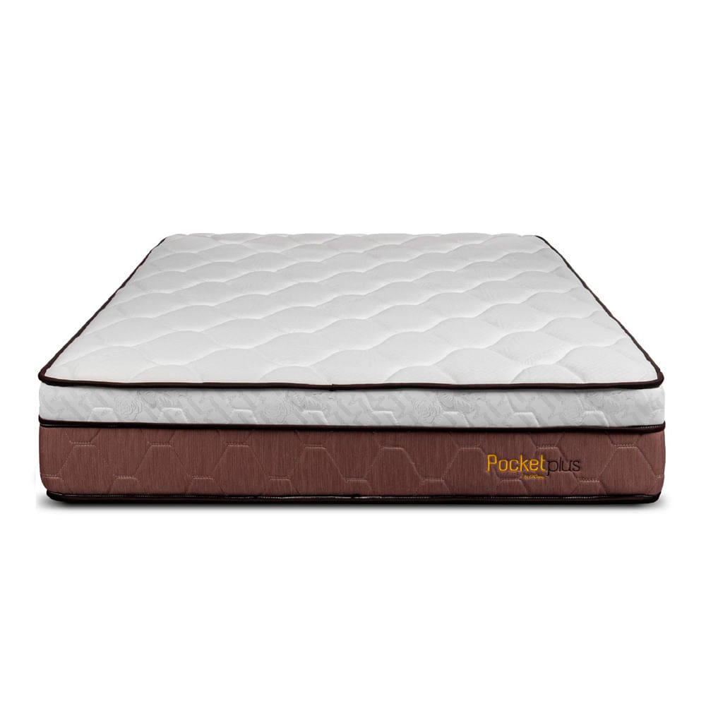 El Cisne Colchón Pocket Plus 2 Plazas + 2 Almohadas F600