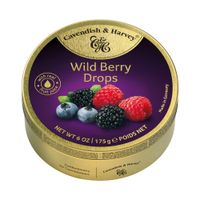 Caramelos Duros Wild Berry Drops Cavendish & Harvey Lata 175 g