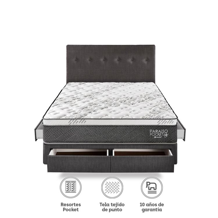 Para-so-Juego-de-Dormitorio-Pocket-Star-Queen-Box-Tarima-con-Cajones-Charcoal-2-Almohadas-1-218501509