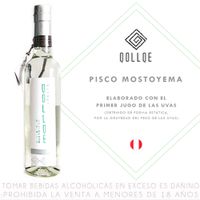 Pisco Mosto Yema Italia Qollqe Botella 500ml
