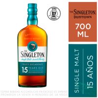 Whisky Singleton Single Malt 15 Años Botella 700ml