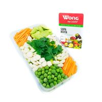 Verduras para Sopa Mixta Wong Bandeja 600g