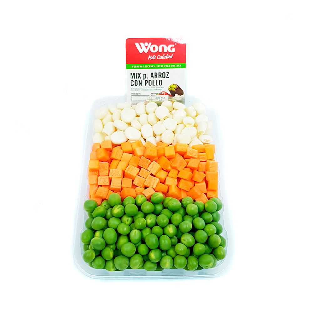 Verduras para Arroz con Pollo Wong Bandeja 200g