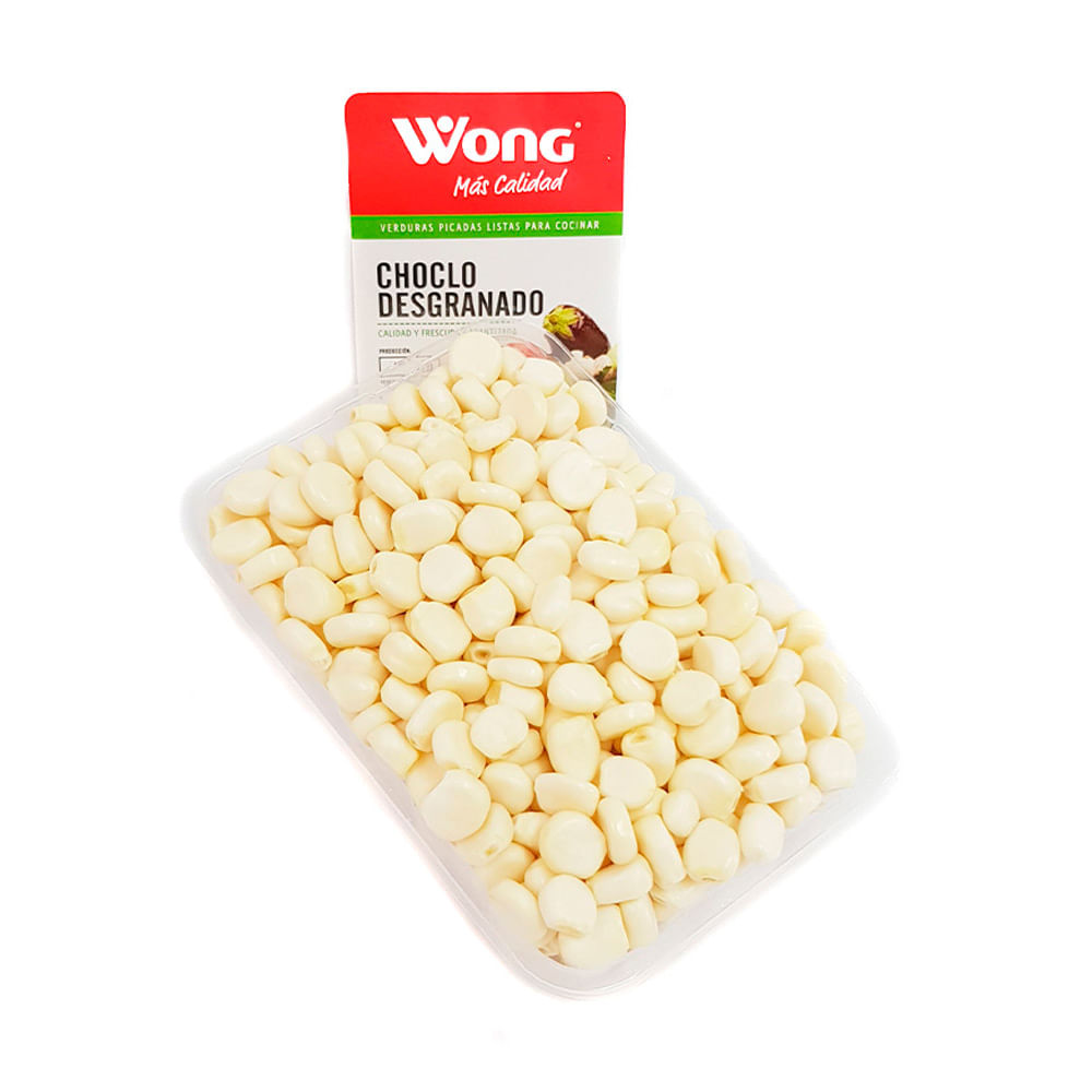 Choclo Desgranado Wong Bandeja 450g