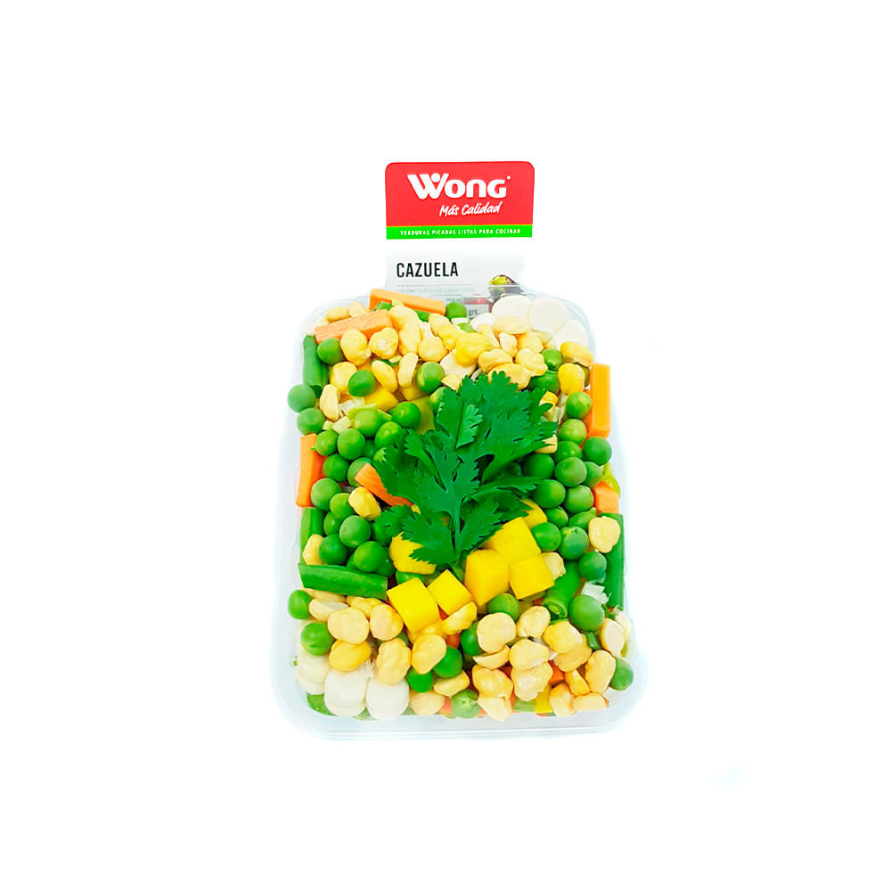 Verduras para Cazuela Wong Bandeja 300g