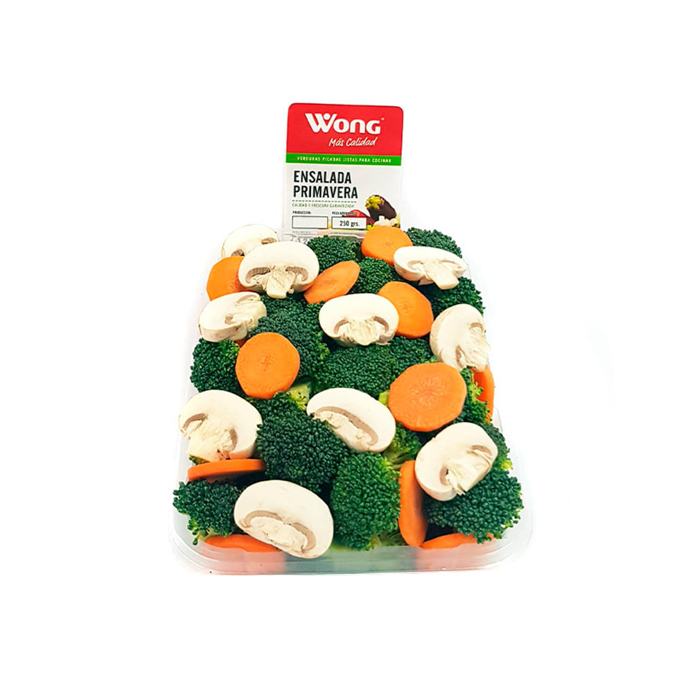 Ensalada Primavera Wong Bandeja 250g