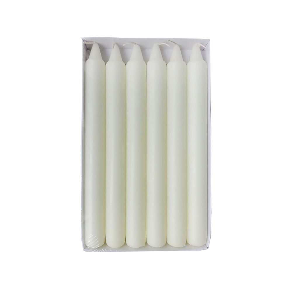 Vela para Candelabro Krea 20cm Taupe 6un