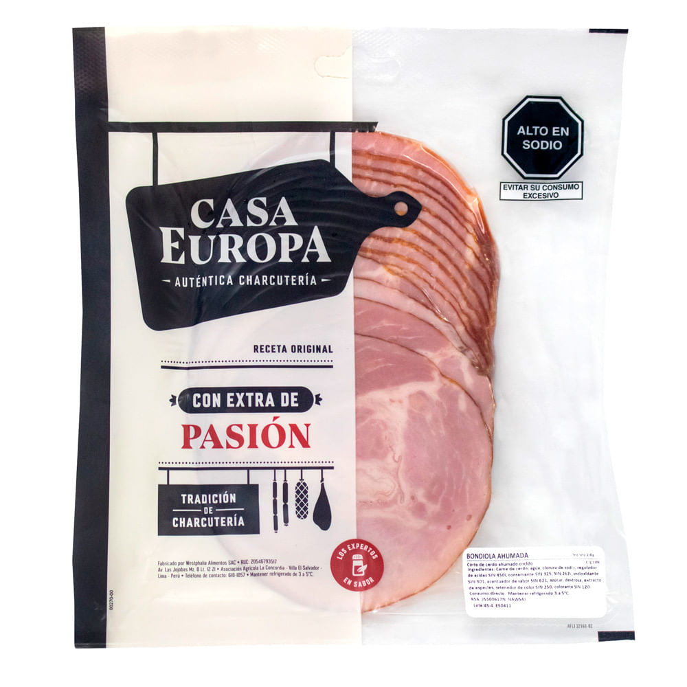 Bondiola Ahumada Paquete 200 g