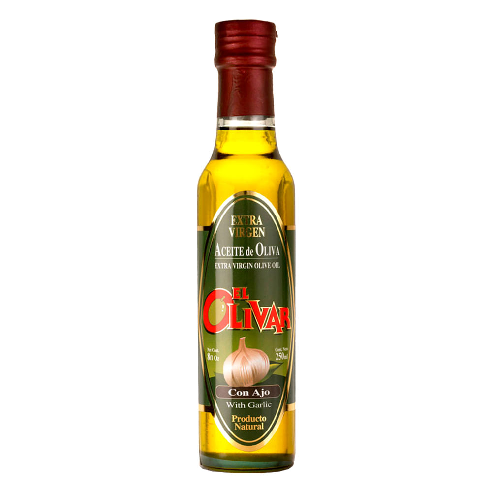 Aceite de Oliva con Ajo El Olivar Botella 250ml