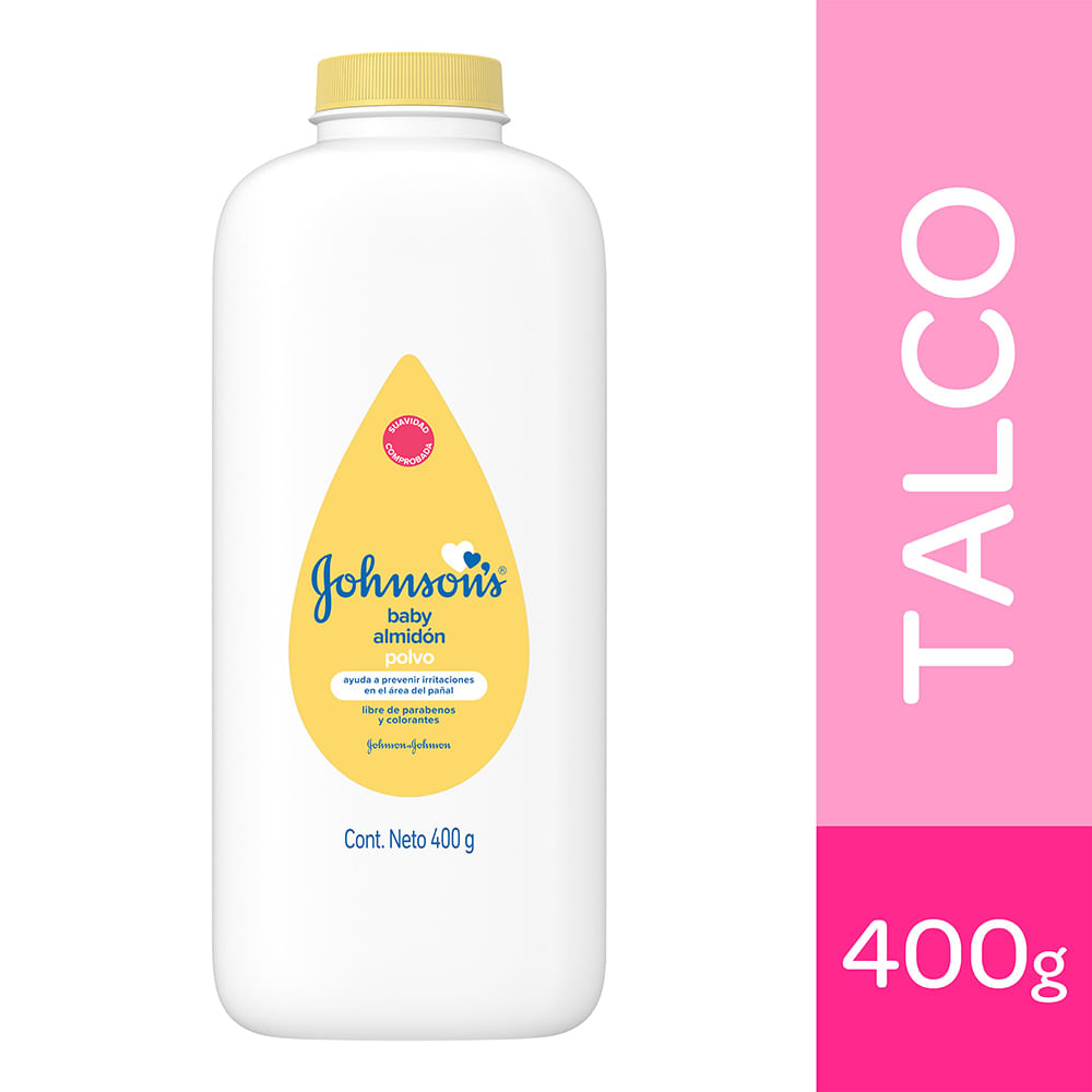 Talco para Bebé Almidón Johnson's Baby Frasco 400 g