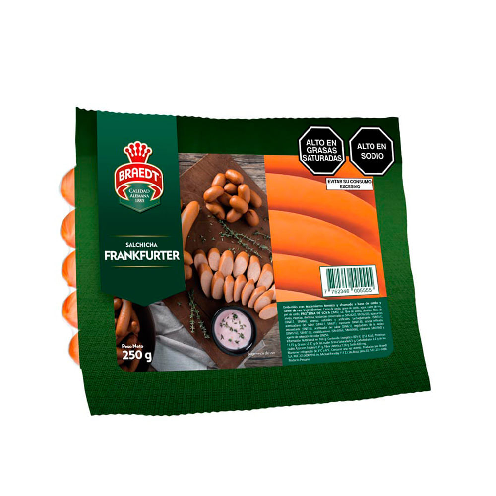 Frankfurter Braedt Paquete 250 g