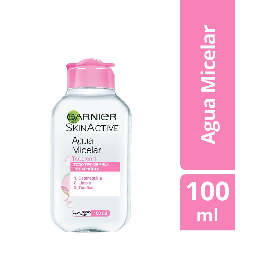 Agua Micelar Garnier SkinActive Todo en 1 100ml