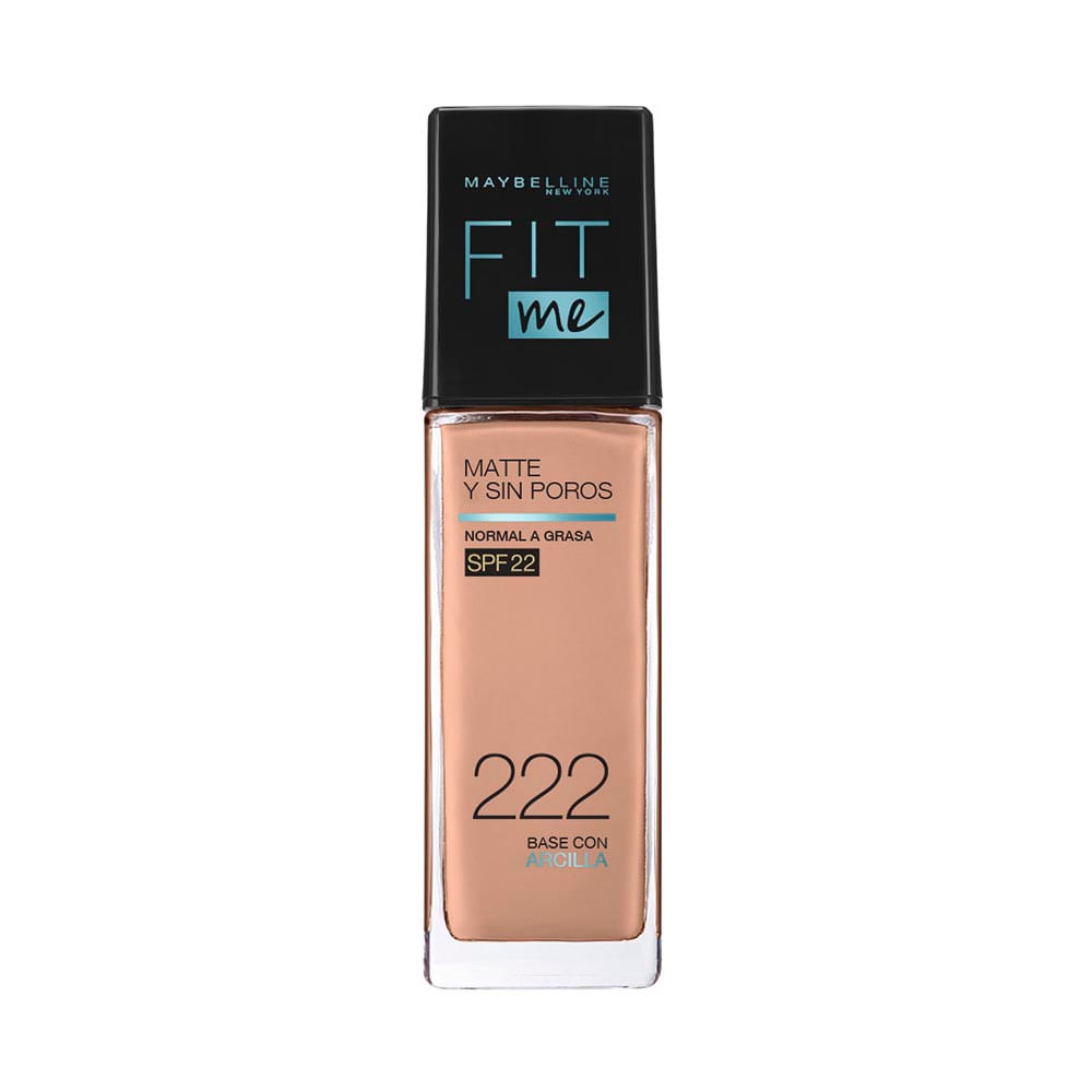 Base Líquida Matificante Fit Me Matte True Beige 222 Frasco 29.5 ml