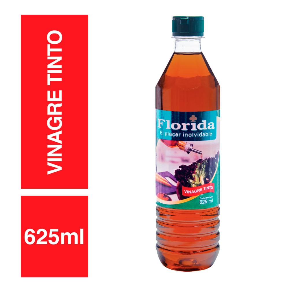 Vinagre Tinto Florida Botella Plástica 625ml