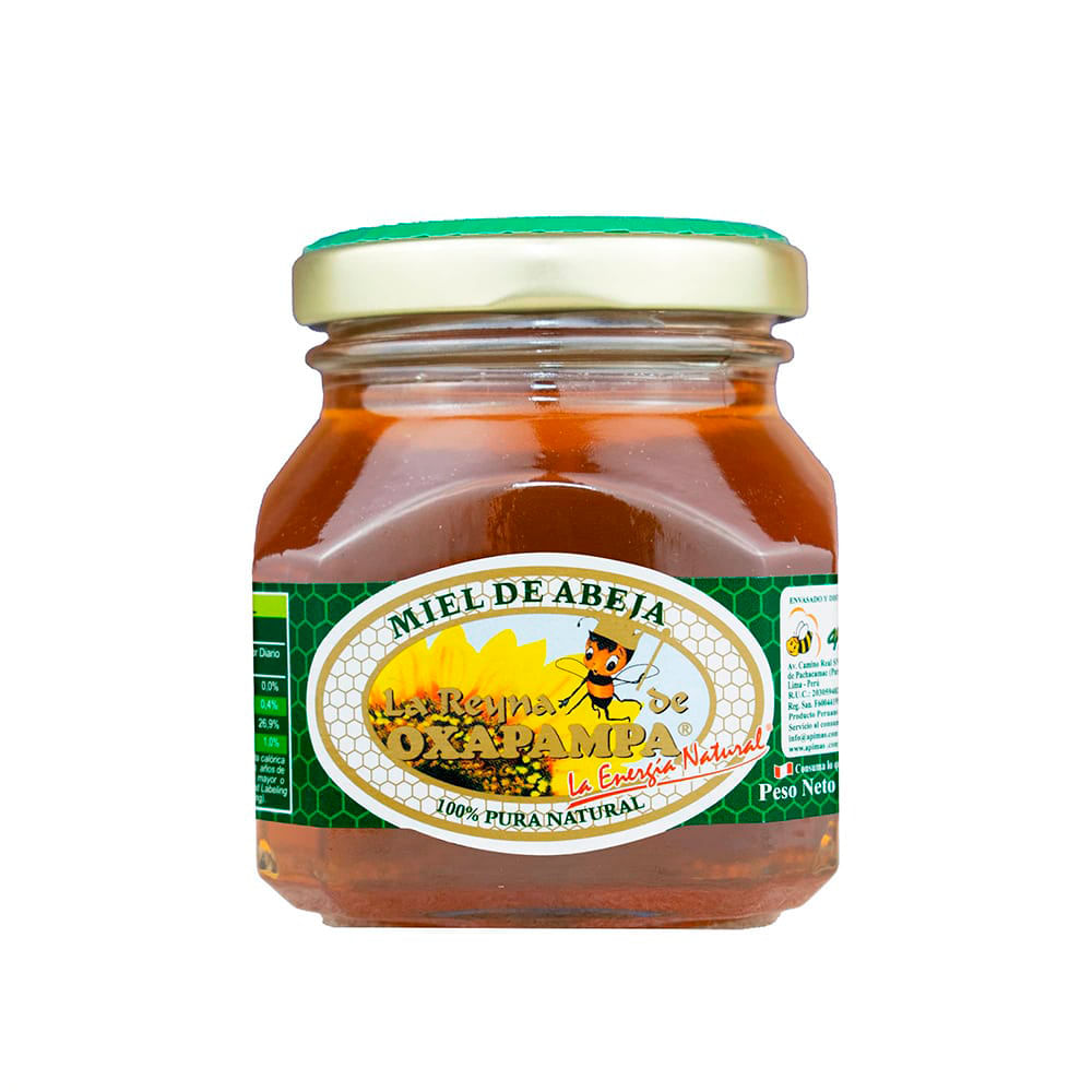 Miel de Abeja Reyna de Oxapampa Frasco 175 g