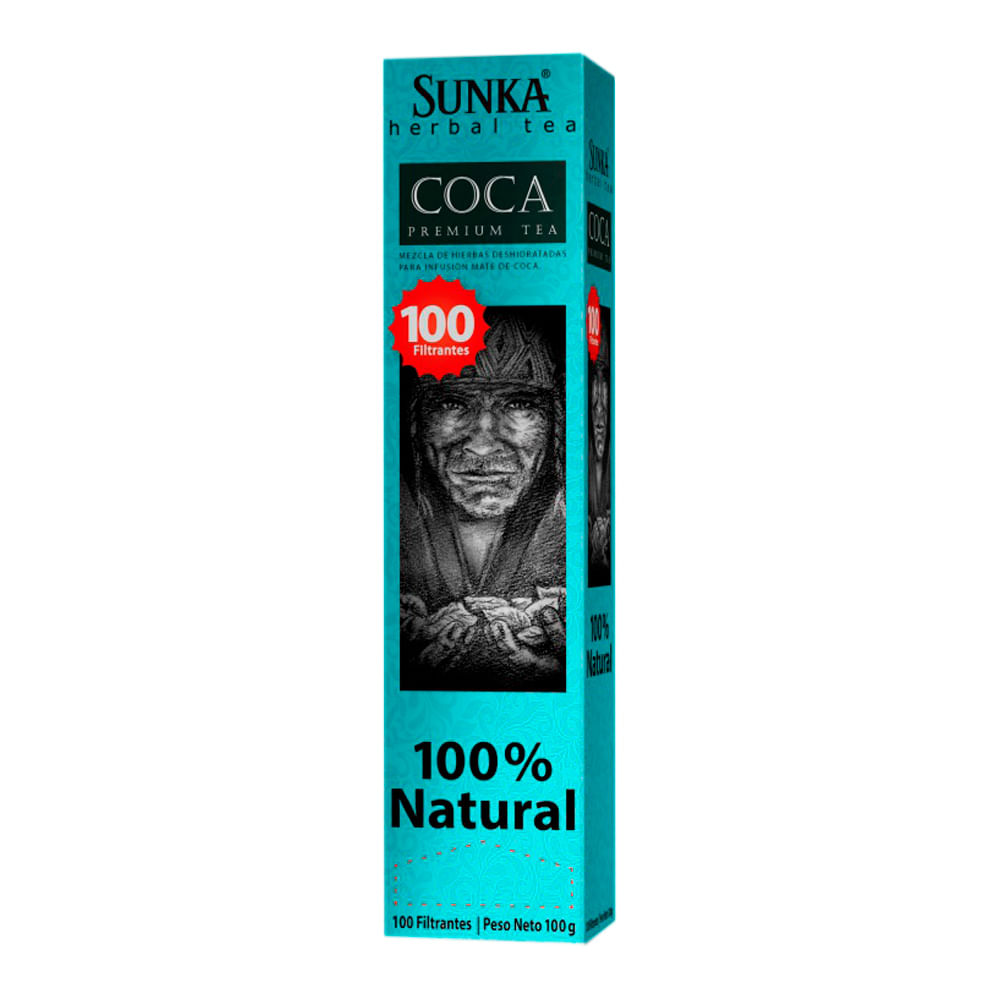 Mate de Coca Sunka Caja 100 Sobres