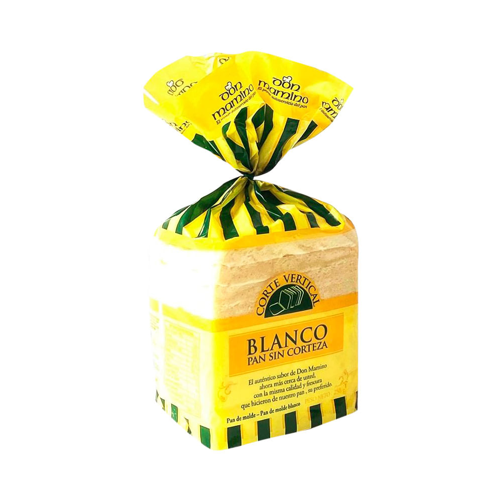 Pan De Molde Blanco Don Mamino 250 g