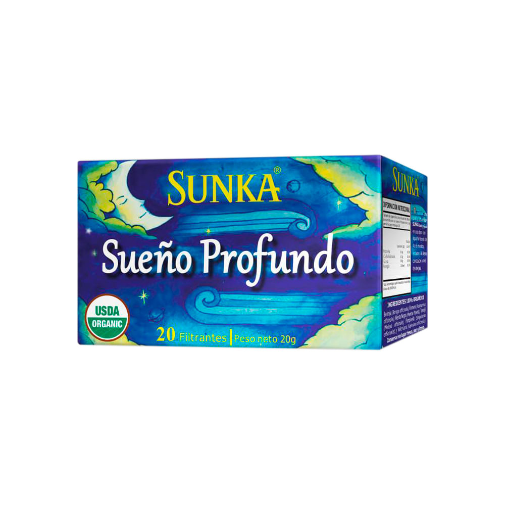 Infusión Sueño Profundo Sunka Caja 20 Sobres