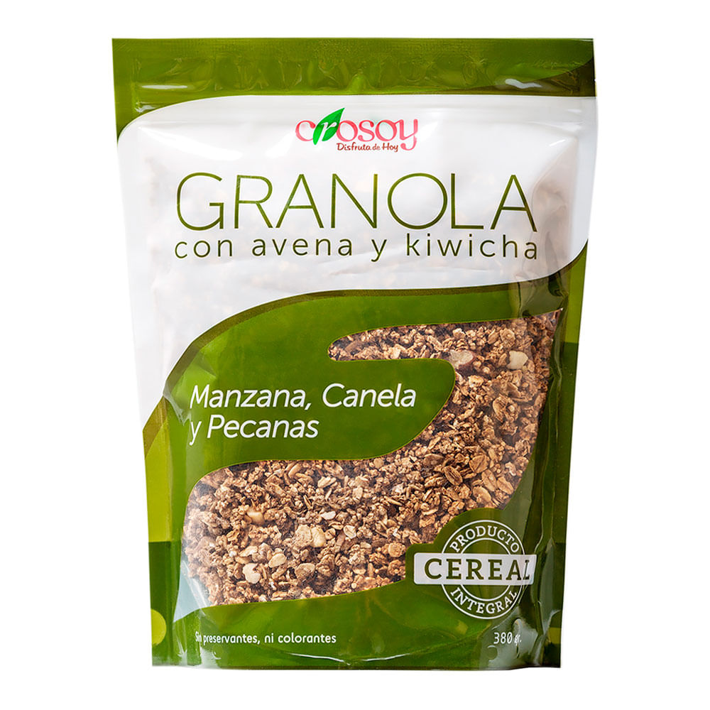 Granola Crosoy Manzana, Canela y Pecanas 380g