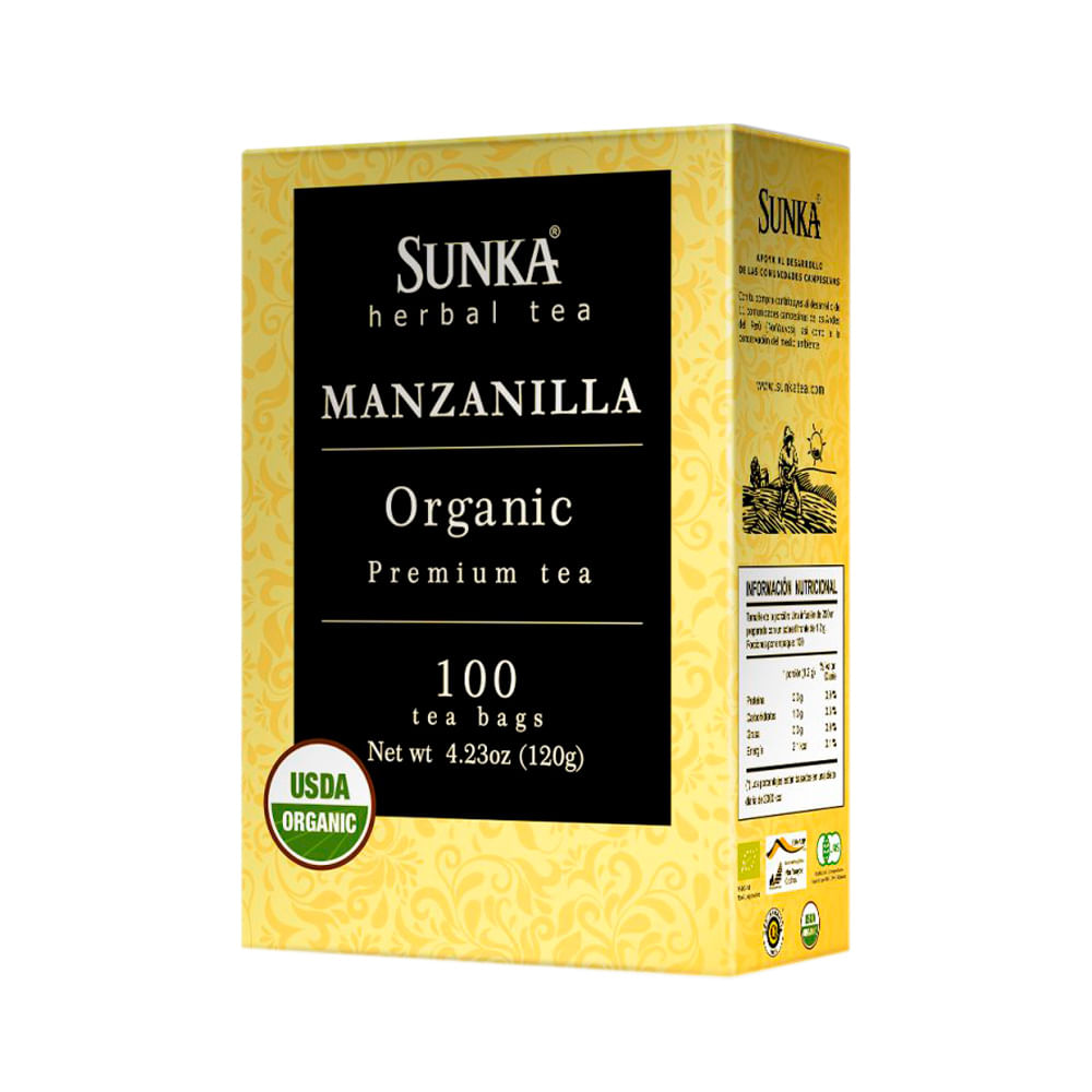 Manzanilla Sunka Caja 100 sobres