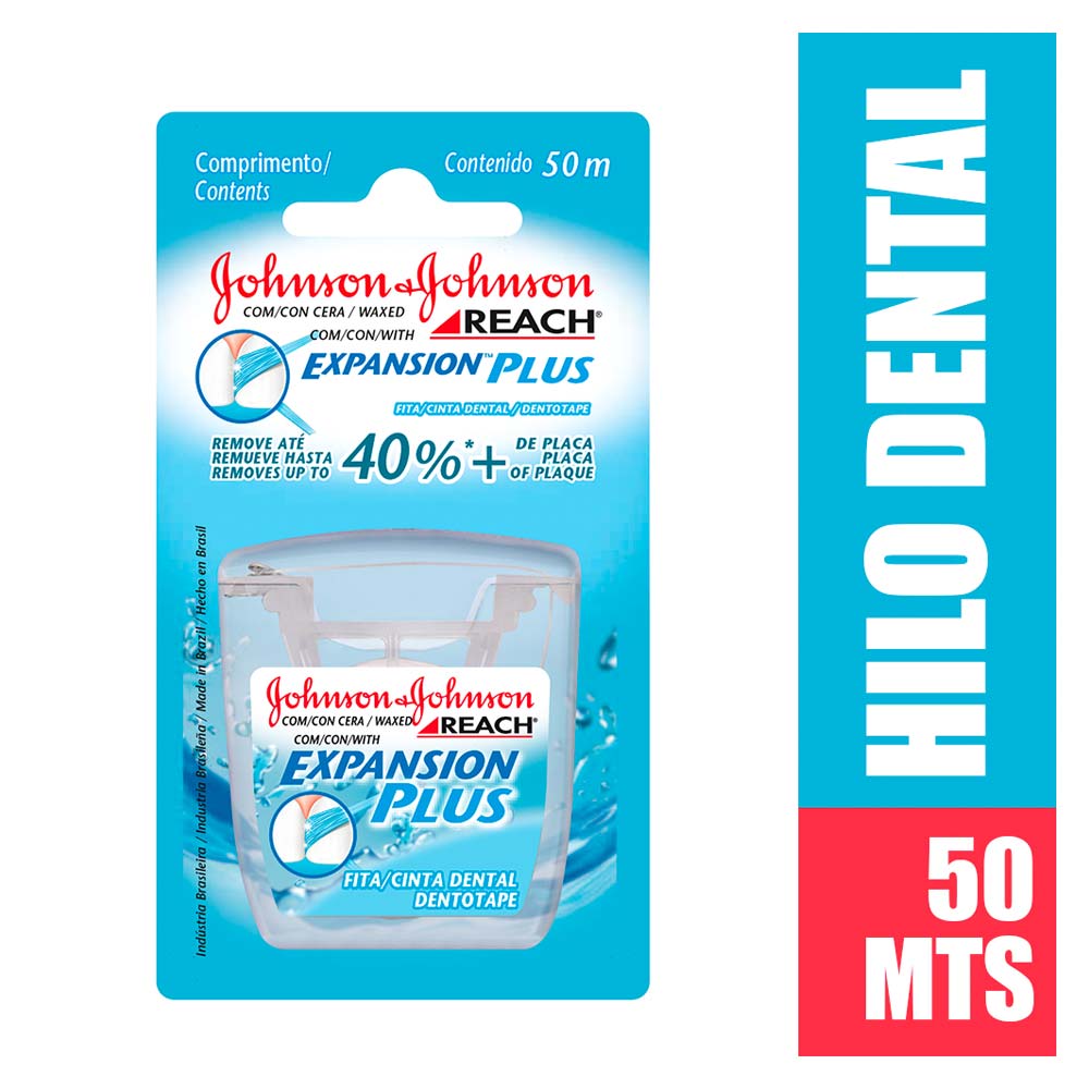 Hilo Dental Reach Johnson & Johnson Expansion Plus Envase 50 m