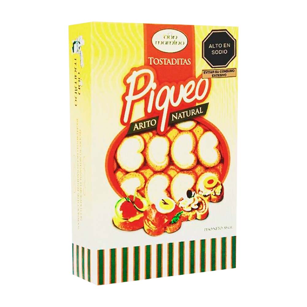Tostaditas Piqueo Don Mamino Naturales Caja 85 g