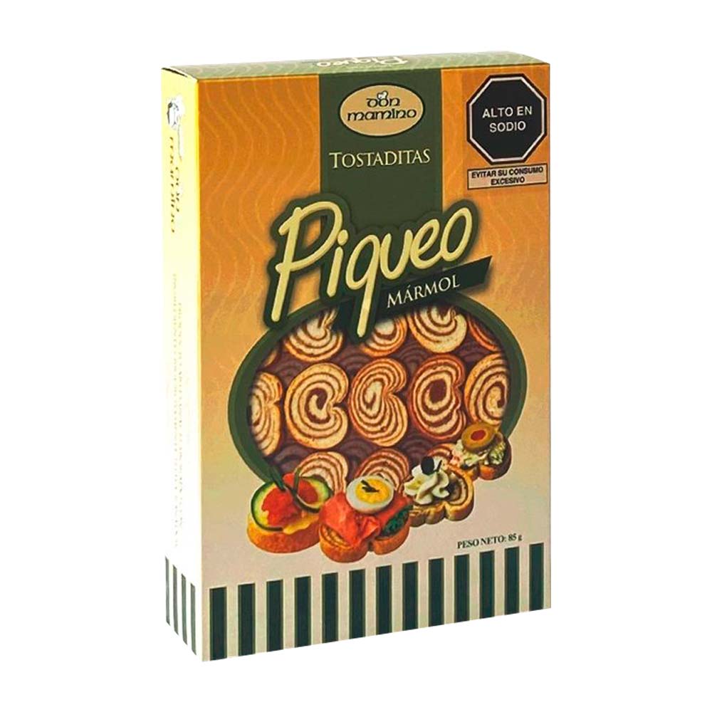 Tostaditas Piqueo Don Mamino Marmoleadas Caja 85 g