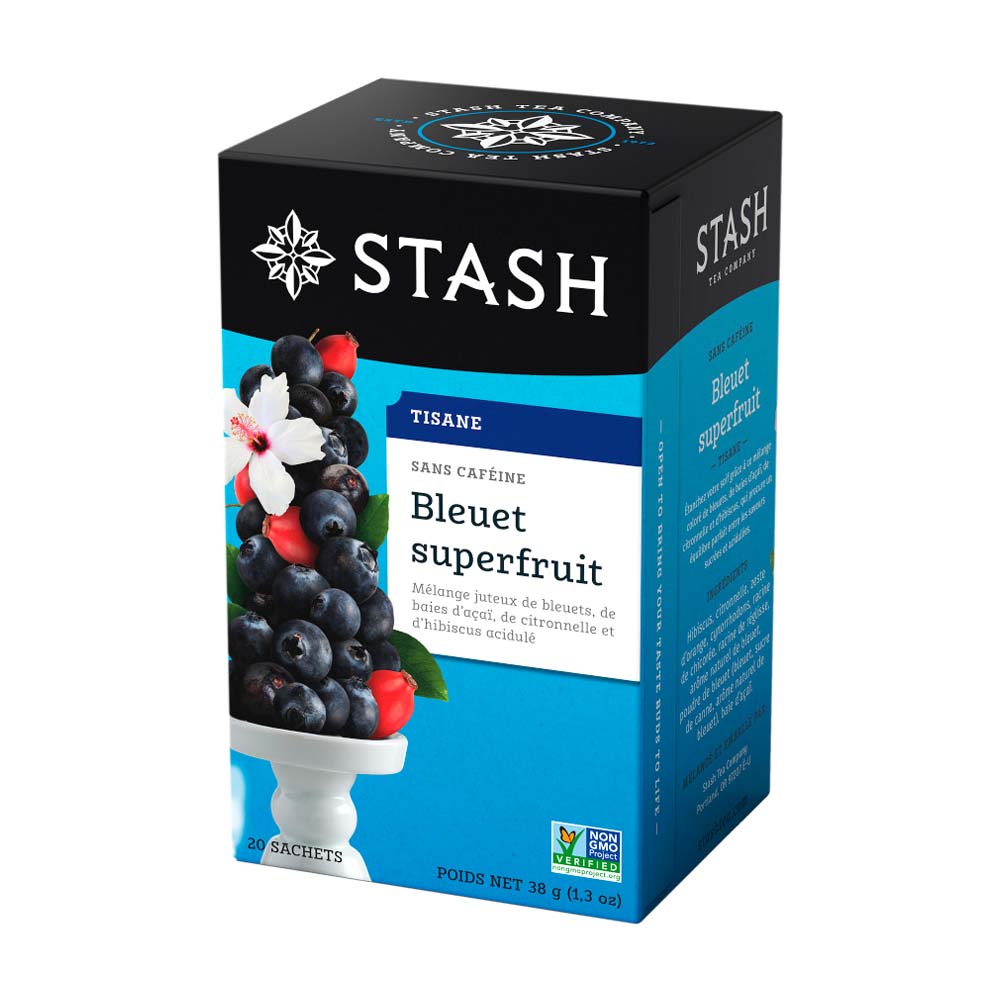 Herbal Tea Stash Blueberry Superfruit 20 Sobres