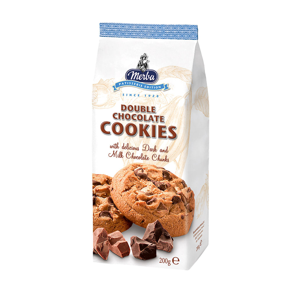 Galletas de Doble Chocolate Merba Bolsa 200 g