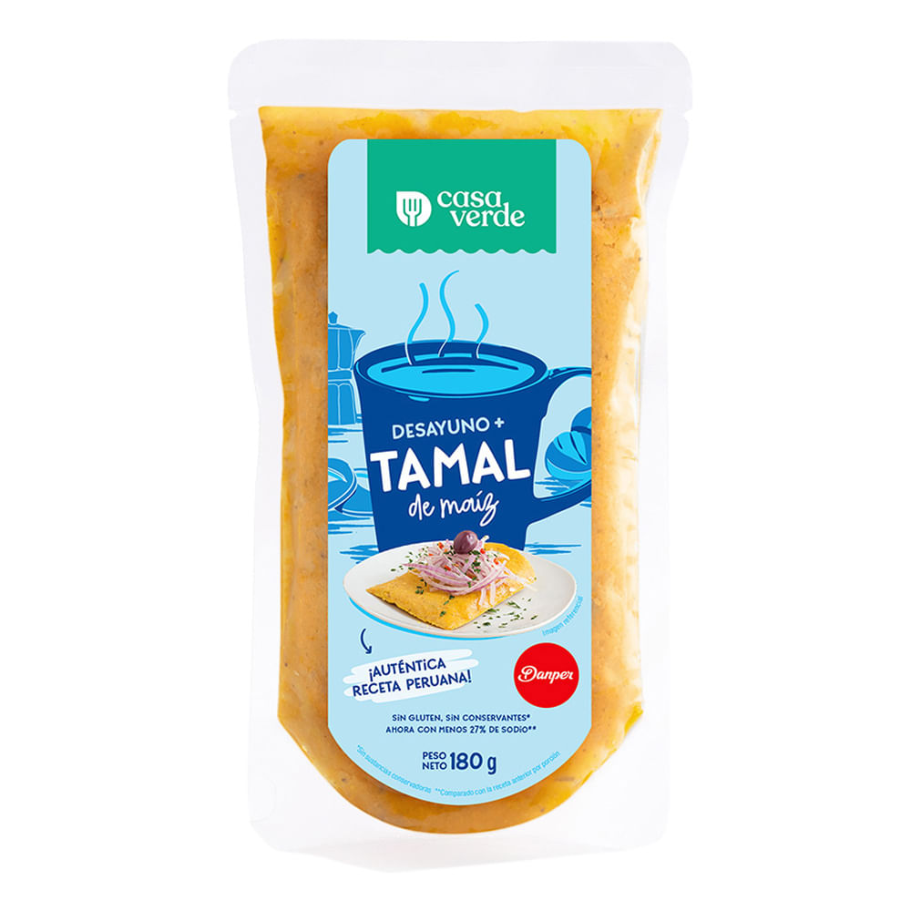 Tamal de Maíz Casa Verde 180g