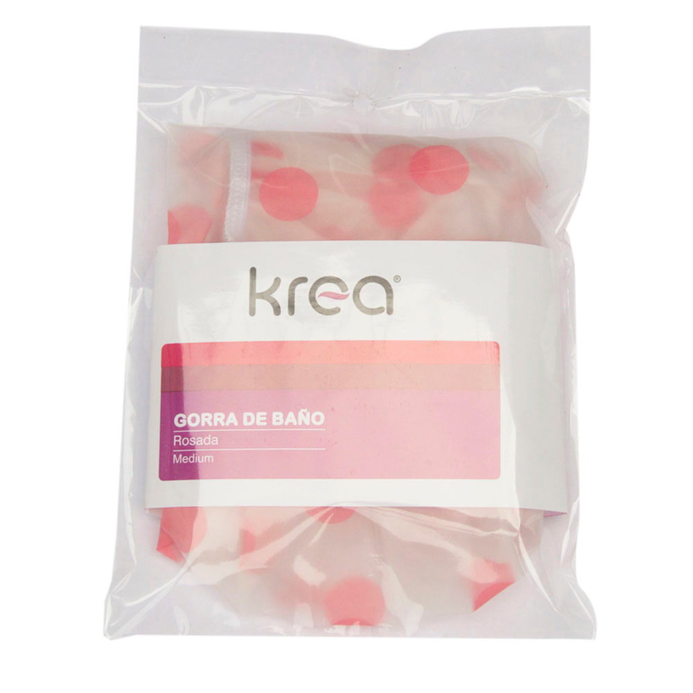 Gorra de Baño Krea Talla M Rosado