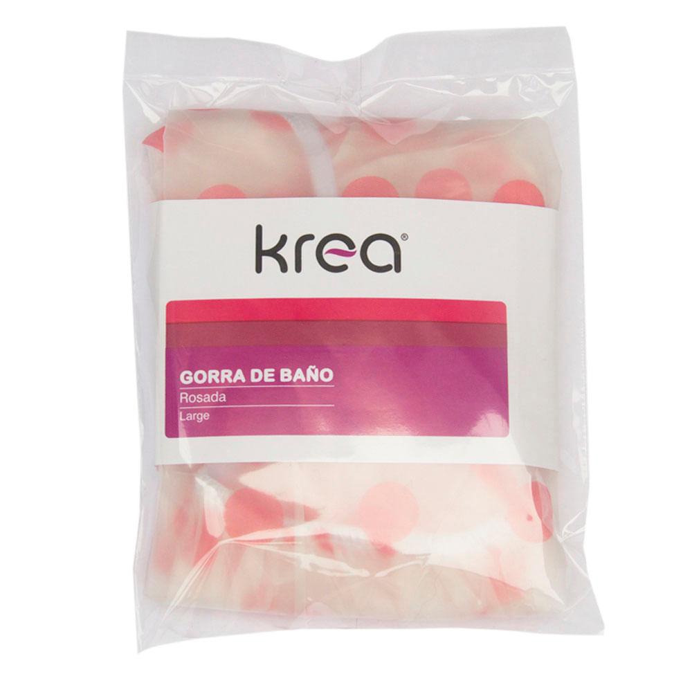Gorra de Baño Krea Talla L Rosado