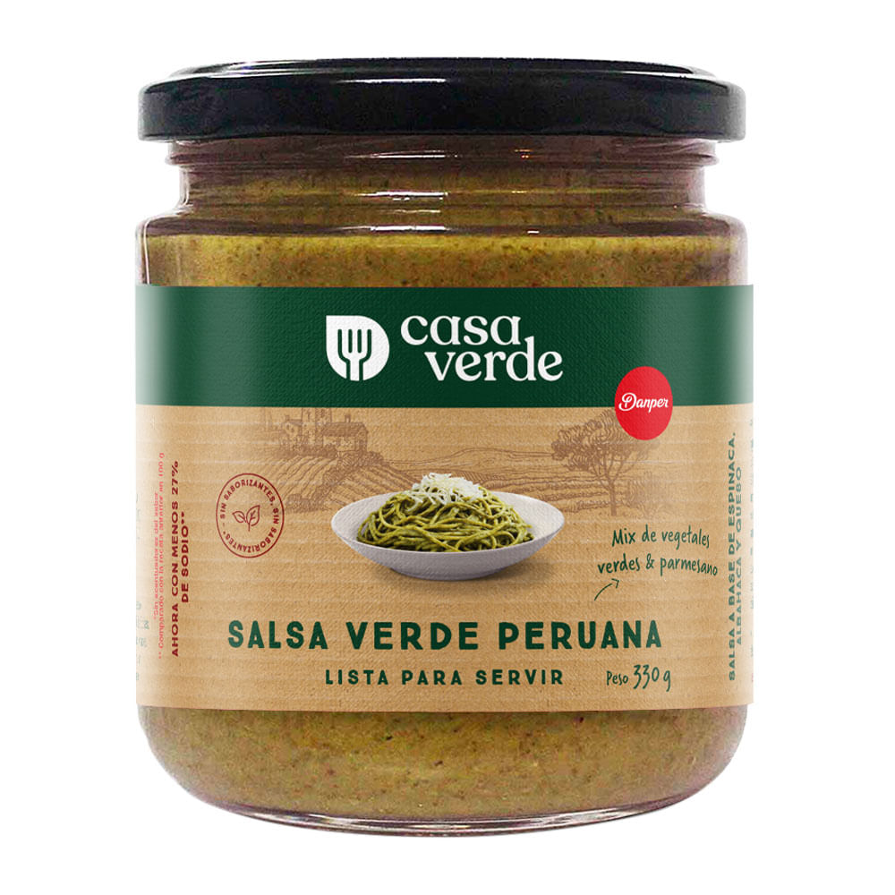 Salsa Verde Peruana Casa Verde 330g