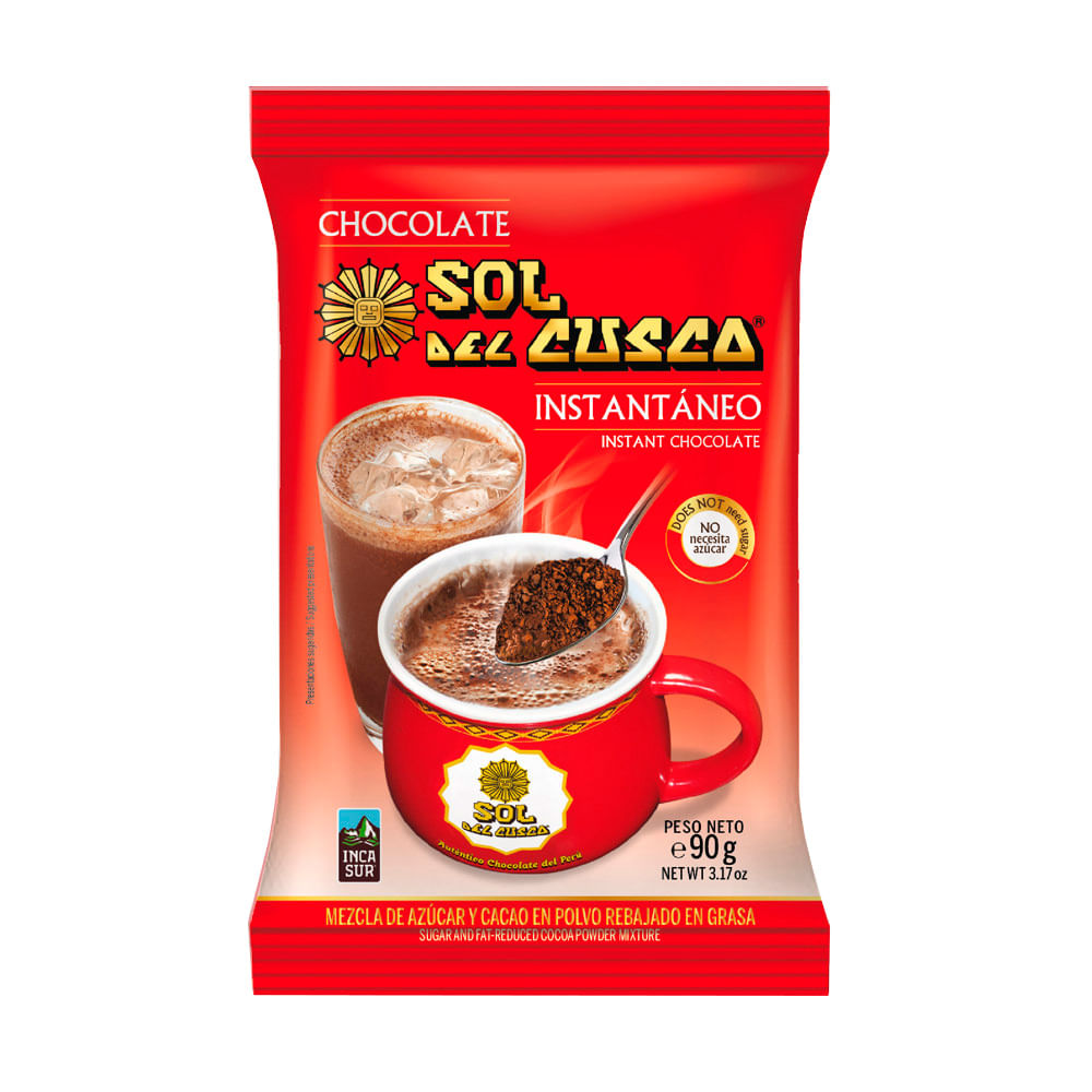 Chocolate Instantáneo Sabor Tradicional Bolsa 90 g