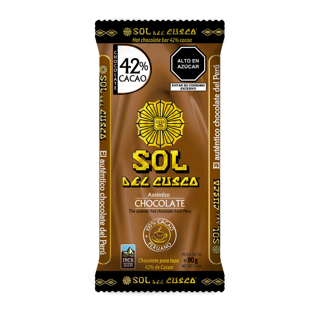 Chocolate para Taza 42% Cacao Tableta 90 g