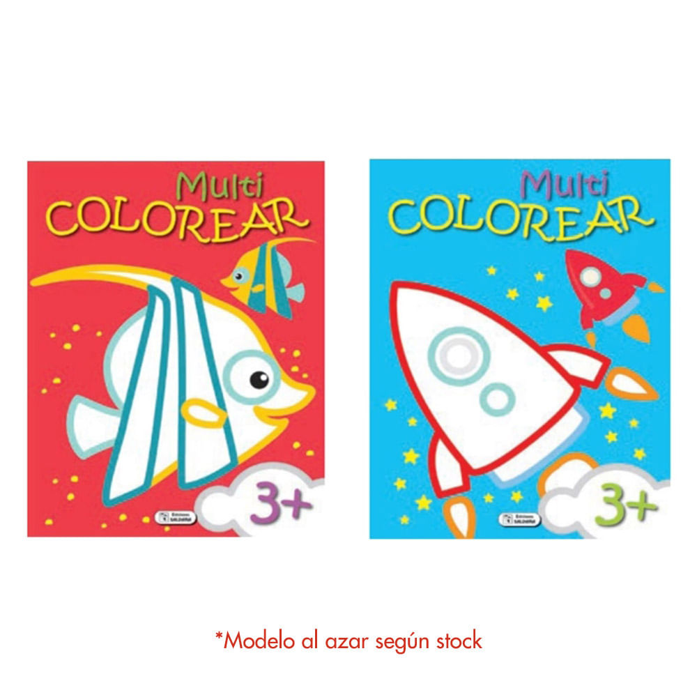 Colección de Libros Multi Colorear