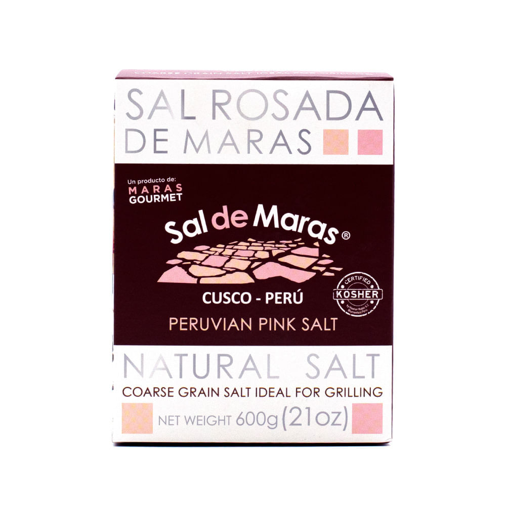 Sal Rosada de Maras Gruesa Caja 600 g