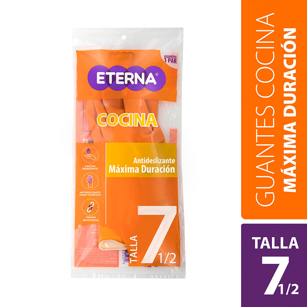 Guantes de Cocina Antideslizantes Eterna Talla 7 1/2