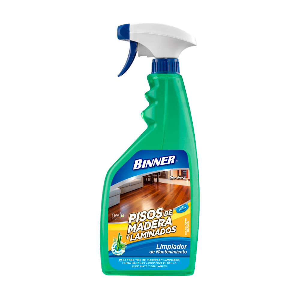 Limpiador de Mantenimiento para Pisos de Madera y Laminados Binner 700ml