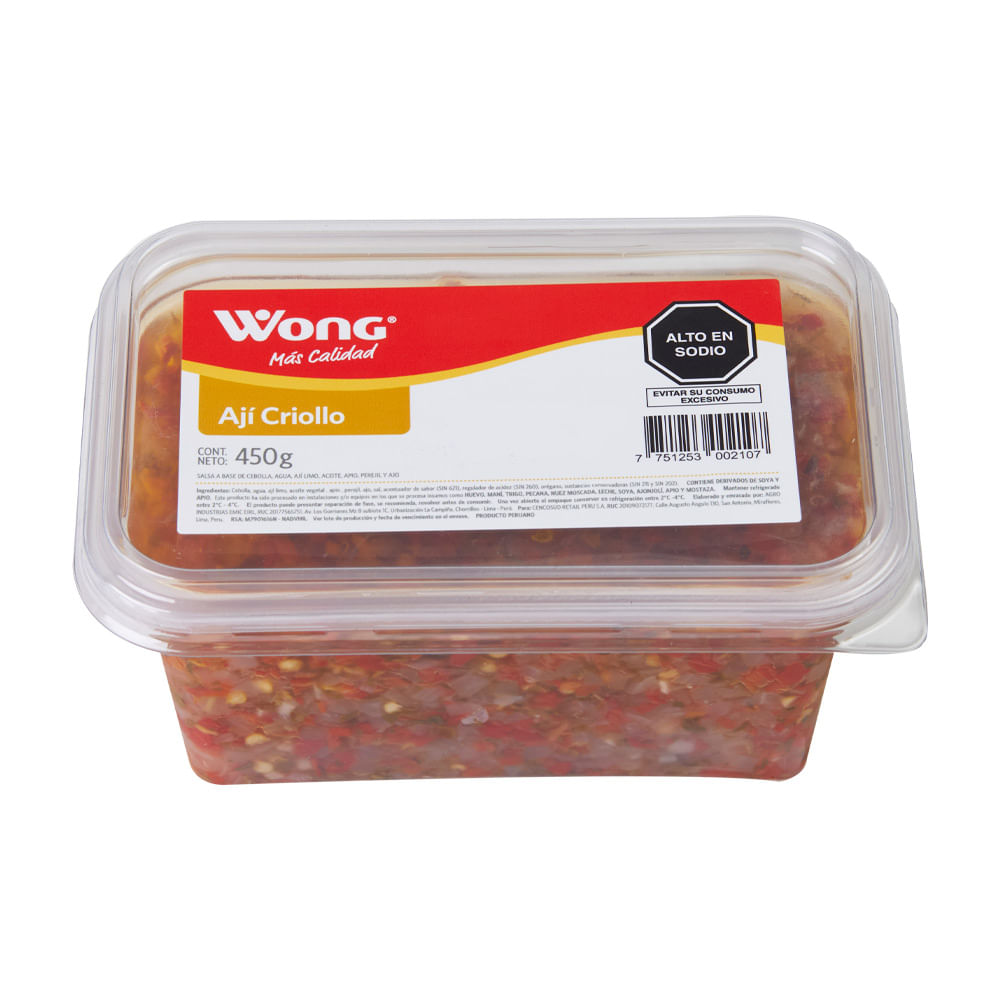 Ají Criollo 450g