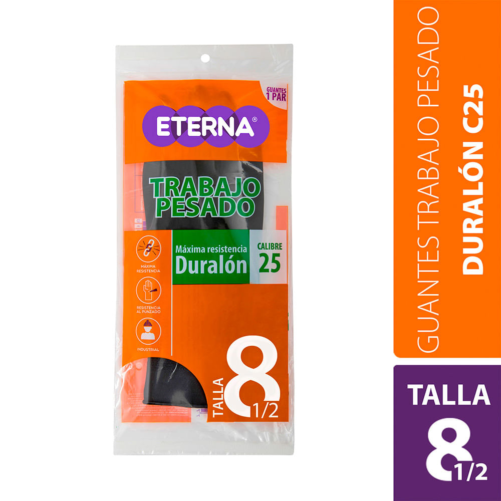 Guante Trabajo Pesado Duralón C25 Talla 8 1/2